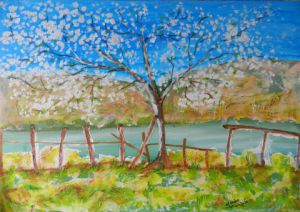Voir le détail de cette oeuvre: Cerisier au printemps
